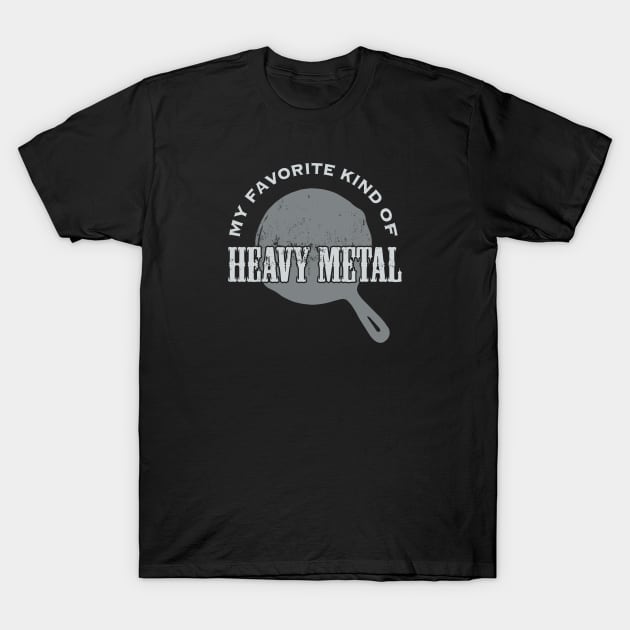 Cast Iron: My favorite kind of HEAVY METAL T-Shirt by ClothedCircuit